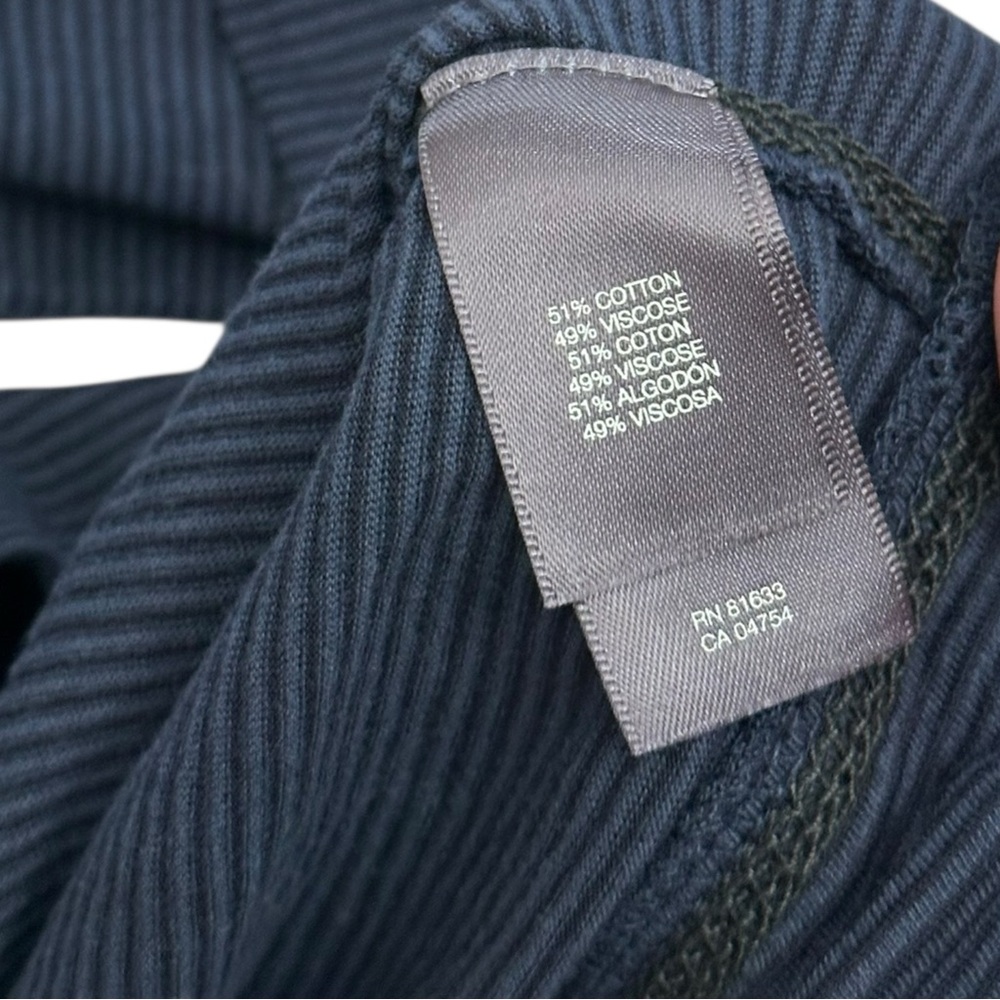 Kenneth Cole Reaction Blue Stripe Full Zip Sweater Jacket NWT - Mens XL - Picture 3 of 6